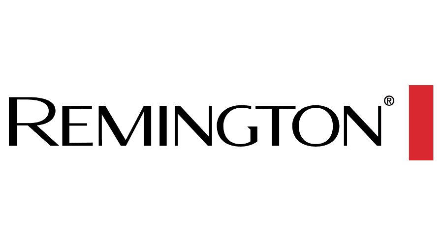 Logo de la marca de planchas, secadores y rizadores de pelo Remington